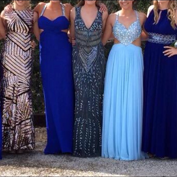 Primavera gray beaded dress - Picture 8 of 8